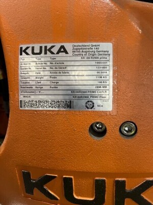 Kuka 6-Axis Robot KR180 - 6