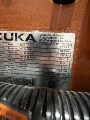 Kuka 6-Axis Robot KR60-3 - 2