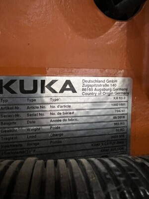 Kuka 6-Axis Robot KR60-3 - 2
